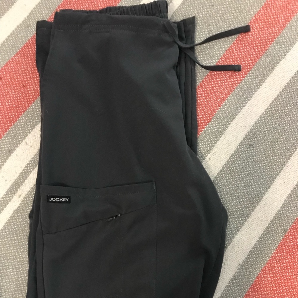 Grey Jockey Scrub Pants